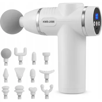 Masážní přístroj MASÁŽNÍ PISTOLE NA ZÁDA, TĚLO A CHODIDLA MASÁŽNÍ PŘÍSTROJ AMK 12 NÁSTAVCŮ