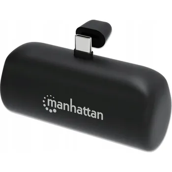 Elektronika Manhattan 102636 Powerbanka Lithium-ion (Li-Ion) 5000 mAh Černá