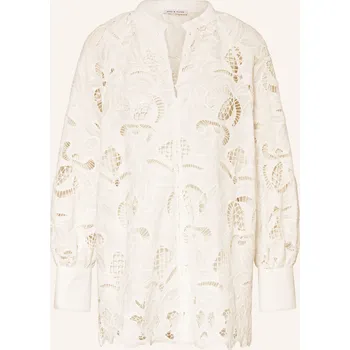 Dámská halenka Mrs & Hugs Dámská Blůza S Krajkou, bílá, 44