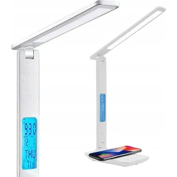 Lampička LED stolní lampička s Qi indukční nabíječkou alogy