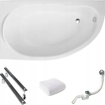 Vana Rohová vana Polimat Miki 145x85 sifon 15 let