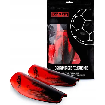 Fotbalový chránič Chrániče holení KEEZA Impact vel. S bílé