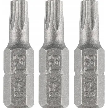 Bit Bity Torx T25 x 25 mm, 3 ks , GRAPHITE 56T521