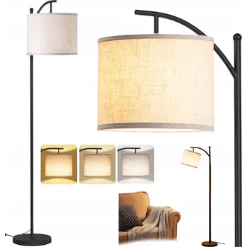 Stojací lampa Stojací lampa Zaxer bílá E27 8 W bílá