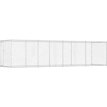 klec pro psa vidaXL Venkovní psí kotec 760 x 192 x 185 cm [145030]