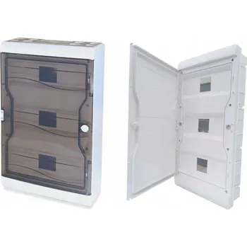 Rozvaděč Rozvodnice nástěnná TAREL NAKLO 37-mod IP40 N+PE