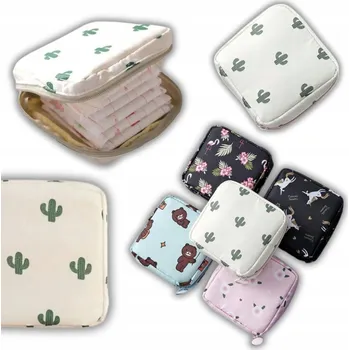 Kosmetická taška Dámská kosmetická taštička – pouzdro na vložky a make-up, cestovní pouzdro