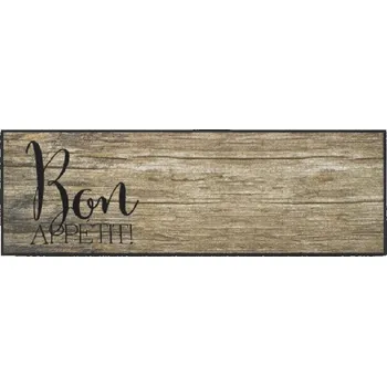 Koberec Kuchyňský pratelný koberec FLOMA Wood - 50 x 150 x 0,5 cm