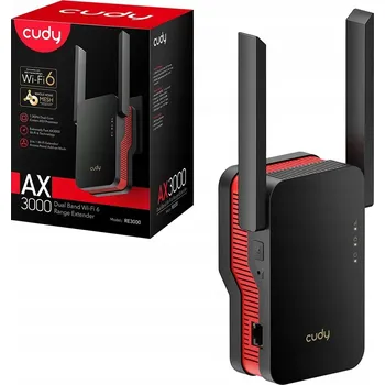 Zesilovač WiFi signálu (repeater) Cudy RE3000 3000 Mb/s a/b/g/n/ac/ax DualBand