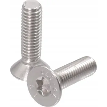 Šroub Šroub M4x20 Kuželový Zápustný Torx Nerezový 10ks