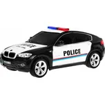 Policejní autíčko na dálkové ovládání R/C BMW X6 1:24, Barva: Černá