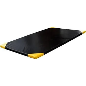 Žíněnka Černá gymnastická žíněnka (tvrdost T140) GYMAT 01 - délka 200 cm, šířka 120 cm, výška 5 cm