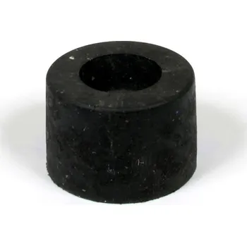 Zahradní obrubník Černá plastová koncovka "samice" pro silniční obrubníky RePVC - 14,5 x 10 cm