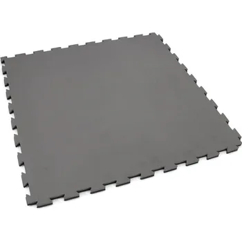 podložka na cvičení Černo-šedé oboustranné puzzle modulové tatami SPARTAN SPORT - 100 x 100 x 2 cm
