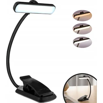 Lampička Lampička na čtení knih Noční LED s klipem na knihu