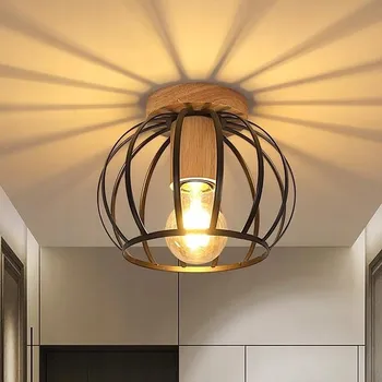 Stropní svítidlo Retro Vintage GOECO 19 x 18 cm černá LOFT