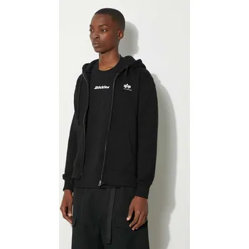 Pánská mikina Mikina Alpha Industries Basic Zip Hoody SL, M, černá, 99X