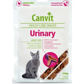 Pamlsek pro kočku Canvit Health Care Snack Urinary fo Cats 100g