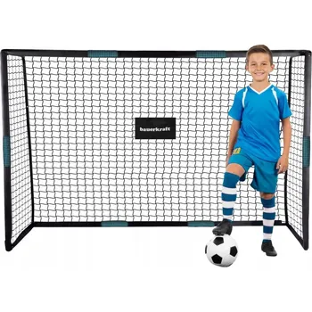 Fotbalová branka Kovová fotbalová branka se sítí, tréninková, 180x120x60 cm