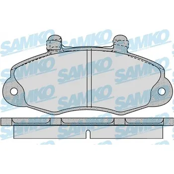 Brzdová destička Samko 5SP1059 Sada brzdových destiček, kotoučové brzdy