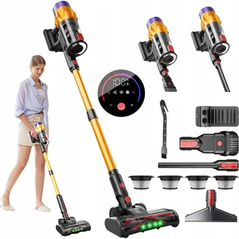 Vysavač Tyčový vysavač Adler AD7048 černý bezdrátový HEPA filtr ruční