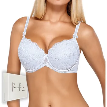 Dámské oblečení Push-up podprsenka VESTA, krajková sexy bílá 80A