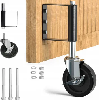 Pojezdové kolečko Kolečko do brány s tlumičem, SILNÉ kolečko pro brány a ploty, nosnost 100 kg