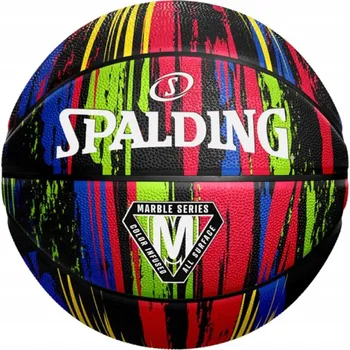 Basketbalový míč Basketbalový míč Spalding Marble Black vel. 7