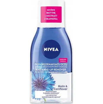 Odličovač Nivea Biotin & Chrpa 125 ml dvoufázový odličovač očí