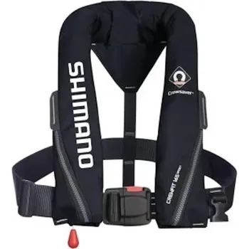 Rybářské oblečení Shimano Vesta CrewFit Auto 165N Sport Černá