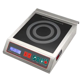 Vařič Indukční vařič stolní elektrický 12 výkonostních stupňů digitální ovládací panel 230 V | REDFOX - RIB 3536 ET