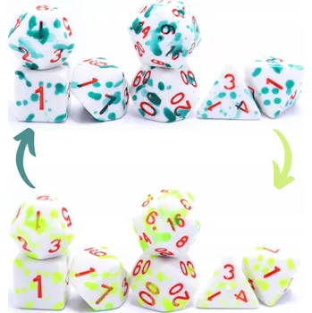 Příslušenství k deskovým hrám DRAČÍ NEŠTOVICE SADA 7 KOSTEK RPG