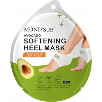 Pleťová maska MOND'SUB hloubkově hydratační maska na paty s avokádem