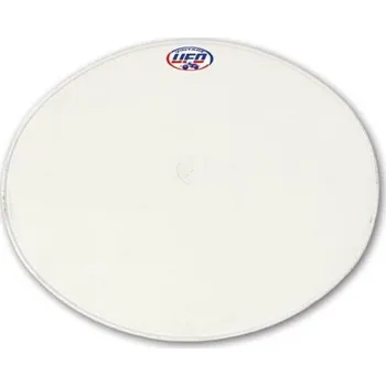 Oválný přední štítek UFO Husqvarna White ME08046#W