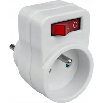 Elektrická zásuvka Elektrická Zásuvka rozbočka DPM bílá