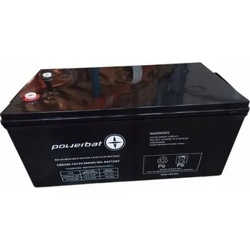 Trakční baterie Akumulátor NAPÁJECÍ GELOVÝ Powerbat CBE 260-12 12V 260Ah OBCHOD Krakov