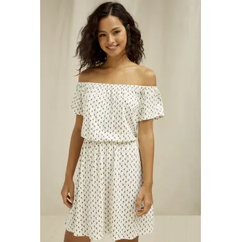 Dámské šaty TopMode Dámské vzdušné eko šaty carmen 689300