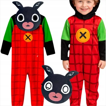 Karnevalový kostým KOSTÝM KRÁLÍČEK BING PŘEVLEK NA PLES HALLOWEEN KARNEVAL KOSTÝM + MASKA