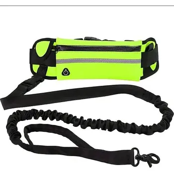 Vodítko pro psa Palkar Berry set vodítko na běhání s amortizérem, fosforové