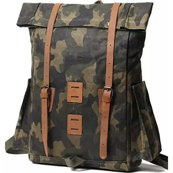 Městský batoh TopMode Plátěný rolovací batoh 868645