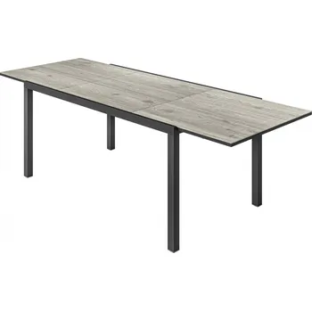 Zahradní stůl Zahradní rozkládací stůl 160/204 x 90 cm | šedý