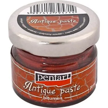 Speciální výtvarná barva Patinovací pasta Pentart měděná – 20 ml