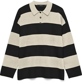 Dámský svetr Vero Moda Beige/ Schwarz 1429360 XS