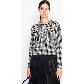 Dámská vesta Bunda ASSUILI Schwarz/ Weiß 3404141 38