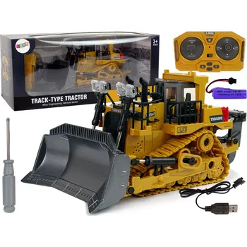 RC model auta Mamido Buldozer s dálkovým ovládáním a pohyblivou lžící 2.4G