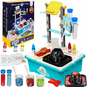 Dětská vědecká sada EXPERIMENTÁLNÍ SADA PRO DĚTI CHEMICKÁ LABORATOŘ STOLEK EXPERIMENTY