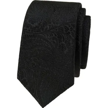 Kravata Avantgard Kravata SLIM LUX, 571-22615, Černá