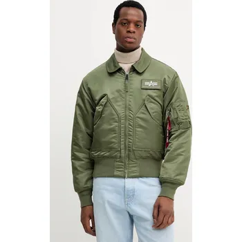 Pánský bomber Bomber bunda Alpha Industries CWU 45 100102.01 zelená 77X, vel. M