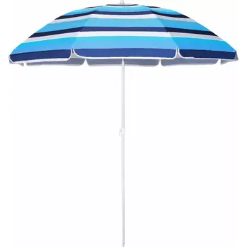 Slunečník Zahradní a plážový slunečník 180 cm s nastavitelnou výškou a kloubem