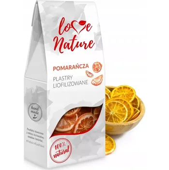 Sušené ovoce Balení mrazem sušených plátků pomeranče. 20 g